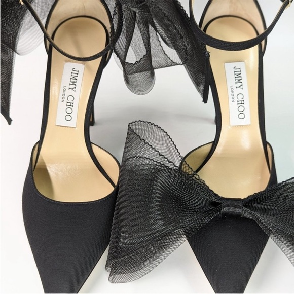 Jimmy Choo Averly 100mm asymmetric pumps size 38.5  EU (MSRP $1125) - Picture 5 of 12